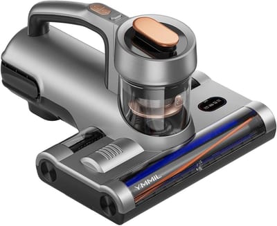 Handstofzuiger - Mijtenstofzuiger - Hygiënisch Huis - Dubbele Rol UV Sterilisatie - 600 Watt - Grijs