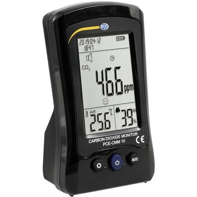 PCE Instruments PCE-CMM 10 Aerosolmeter Temperatuur, Luchtvochtigheid, Koolstofdioxide Met USB-interface