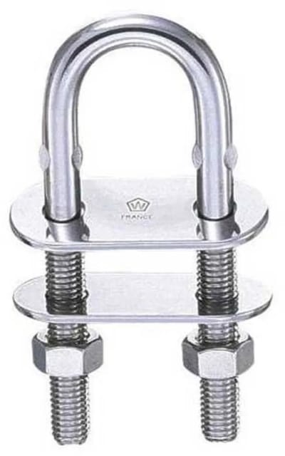 Wichard Kettingboutklem Zilver 8 x 80 mm