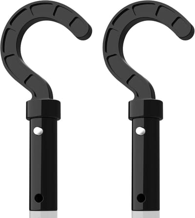 Accessoires voor zwembadrobots, 2 stuks zuigerhaken, telescopische stanghaken voor efficiënte zwembadreiniging en onderhoud