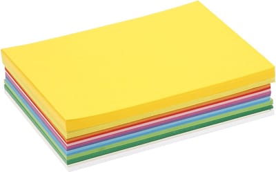 Verschillende Kleuren Karton 180 Grams - A5 Karton - Hobbykarton - Stevig Papier - Knutselpapier Knutselkarton - Lente Kleuren - A5 - 14,8x21 cm - 60 Vellen