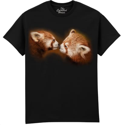 Rode Panda The Kiss - Red Panda The Coloured House T-shirt S