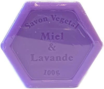 Zeep met honing (Honingzeep) honing met lavendel (miel en lavande) - Miel en lavendel - Bijenhof