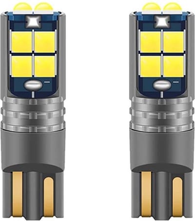 TLVX T10 W5W Ultra Fel LED – Canbus – Steeklamp – Interieur lamp – 6000 Kelvin wit licht – Lange levensduur –12V – Stadslicht – Interieur verlichting– Parkeer lampen – Stadsverlichting LED (2 stuks)