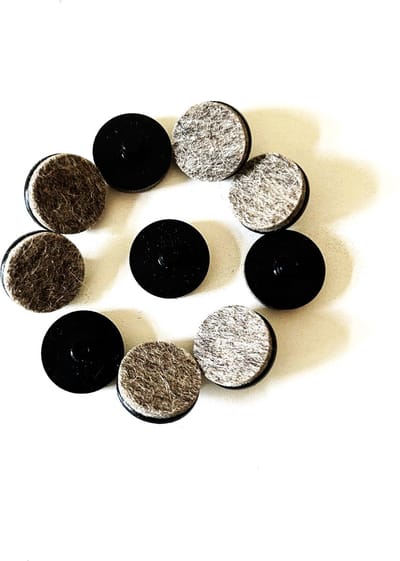 Quickclick viltglijders voor holle poot (10 stuks)