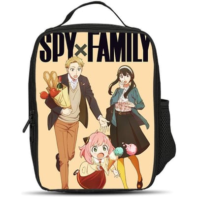 SPY×FAMILY IJszak Lunchtas Veelzijdig Cartoon Grote Capaciteit Sterke Prestaties Beste Cadeau voor Jongens en Meisjes School Verjaardag