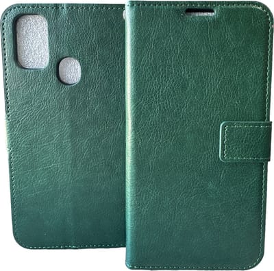 Portemonnee Book Case Hoesje Geschikt voor: OnePlus Nord N10 -  groen