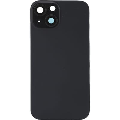 Achterruit Deksel Vervanging voor 15 Mobiele Telefoon Onderdelen Kit Set met Camera Lens Componenten black