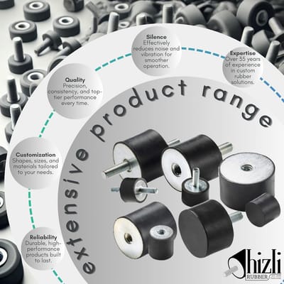 8 Stuks Trillingsdempers Rubber M8 Montageblokken Anti-Vibratie Pads
