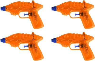 2x Waterpistool/waterpistolen oranje 16,5 cm