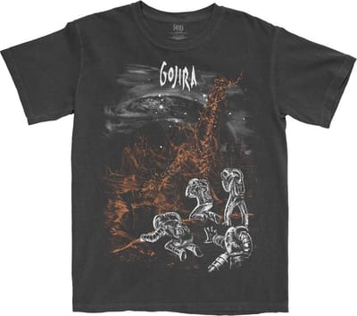 Gojira - Eiffel Falls Heren T-shirt - XL - Zwart