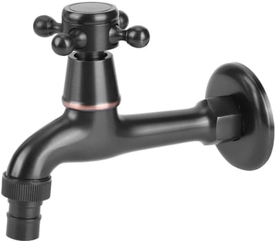 Allecto - Waterkraan - Koud Water Kraan - Antiek Messing - Zwart