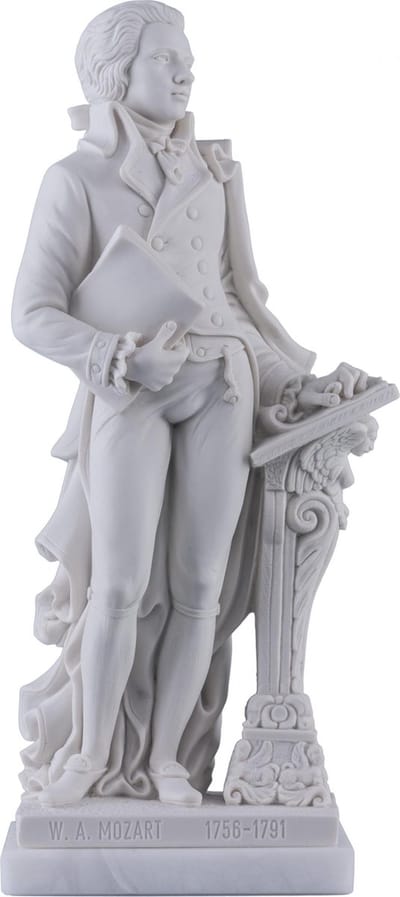 Music Gifts - Albast Standbeeld Mozart 27 cm