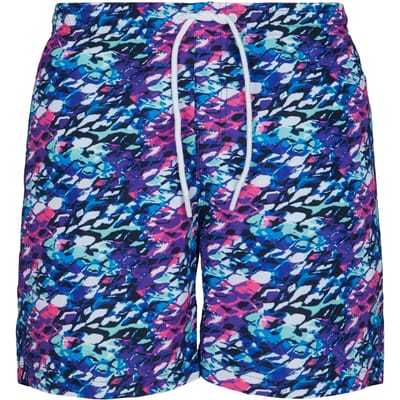 Urban Classics - Multicolor Zwemshorts - M - Blauw/Roze