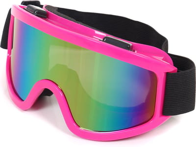 Skibril Roze - Ski Bril - Foute Party - Carnaval - Après Ski - Verkleedaccessoire - Volwassenen - One Size