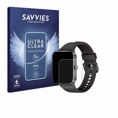 Savvies - Screenprotector voor KIUVKAS P3 1.95" - Folie Beschermfolie transparant 6 Stuks