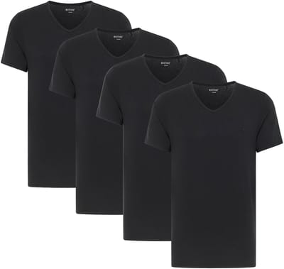 Mustang T-shirt Style Amado 4-Pack Verpakking van 4