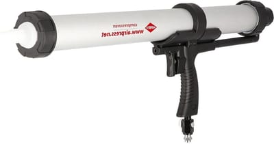 Kitspuit Pneumatisch - Kitpistool - Nauwkeurig Aanbrengen - Geïntegreerde Drukregelaar - 600 ml - Aluminium