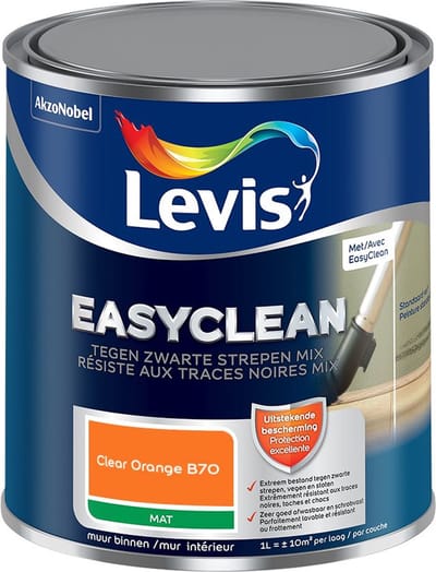 Levis - Easyclean Tegen Zwarte Strepen Mix - Clear Orange B70 - Mengverf - 1 L