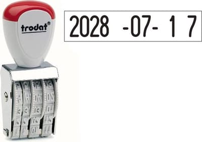 Trodat Classic 1010 | 4mm | ISO Datumstempel