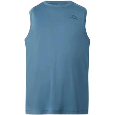 Kappa Cadwal Poly Mouwloos T-shirt Blauw M Man