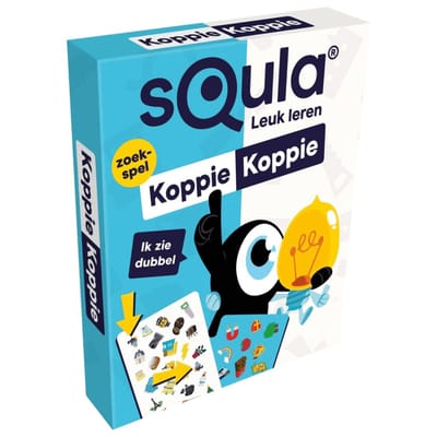Squla Leuk leren - Koppie Koppie - zoekspel leerspel - identity games spel - educatief kaartspel