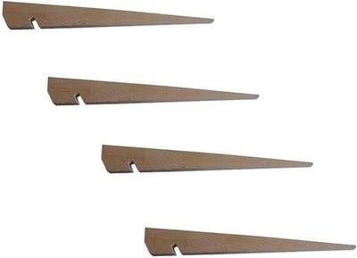 Grote houten tentharing 24x stuks 40 cm - Kamperen tenten artikelen - Tentharingen
