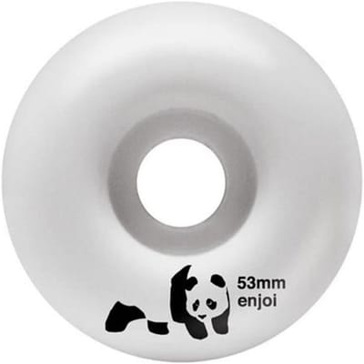 Set van 4 SkateboardWielen - 53mm - Wit
