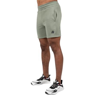 Gorilla Wear Leon Sweat Shorts - Korte Trainingsbroek Groen - S