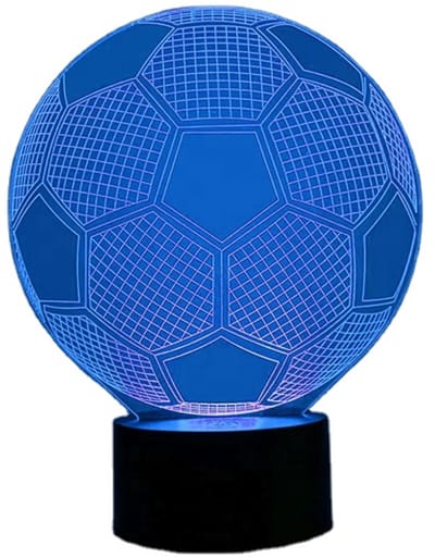 Voetbal LED Lamp – Voetbal Nachtlamp - Multicolor - LED - USB of batterijen - CHPN