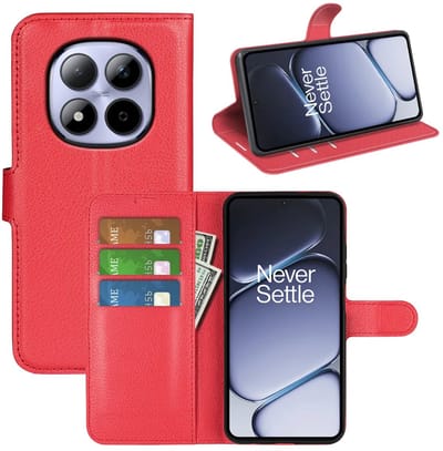 MobyDefend Hoesje - Geschikt voor Xiaomi Redmi Note 15 Pro 4G - Kunstleren Wallet Book Case (Sluiting Voorkant) - Rood