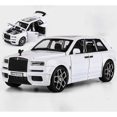 1:32 Legering Rolls Royce Cullinan Suv Model Auto Speelgoed Diecast Metaal Simulatie Geluid Licht Off-Road Voertuig Model Collectie Kind Speelgoed