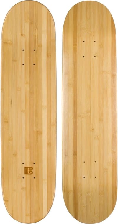 Duurzaam Bamboe Skateboard Deck - Meer Pop en Lange Levensduur (7.75 inch)