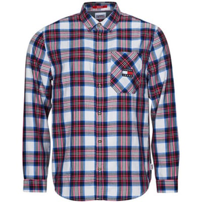 Overhemd Lange Mouw Tommy Jeans TJM RELAXED FLANNEL SHIRT
