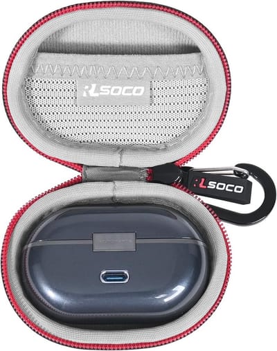 Beschermhoes voor draadloze Bluetooth-oordopjes - geschikt voor SoundPEATS Air3 Deluxe HS, Pop Clip, Pearlclip Pro, Free2 Classic