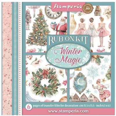 Stamperia Rub On assortiment "Winter Magic"
