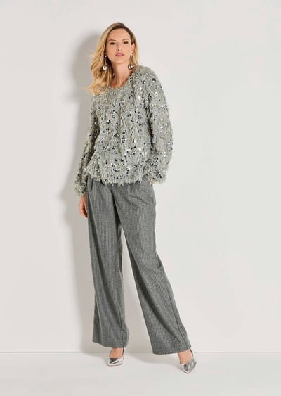 MADELEINE Sweatshirt Sweatshirt met glamoureuze touch