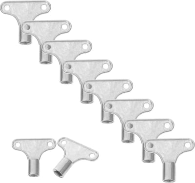Radiator Ontluchtingssleutels - Verluchtingssleutels - Verwarmingssysteem Onderhoud - Universele Pasvorm - 3.5 cm - Zilver