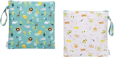Waterdichte Luiertas Organizer met Ritssluiting voor Vuile Luiers of Zwemkleding