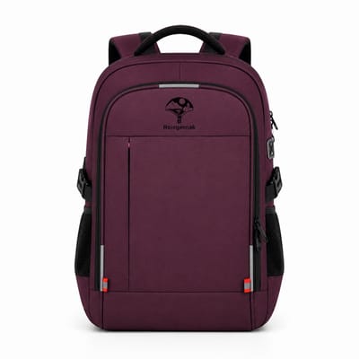 Reisgemak Laptoprugzak & Schooltas - 17 inch - 48x32x14 cm - Bordeaux