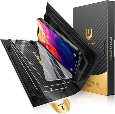Screen Protector voor iPhone 15 Plus - 3-Pack Tempered Glass met 9H Hardheid, Schokbestendig en Bubble Free, Perfecte Bescherming voor 6.7 inch Scherm