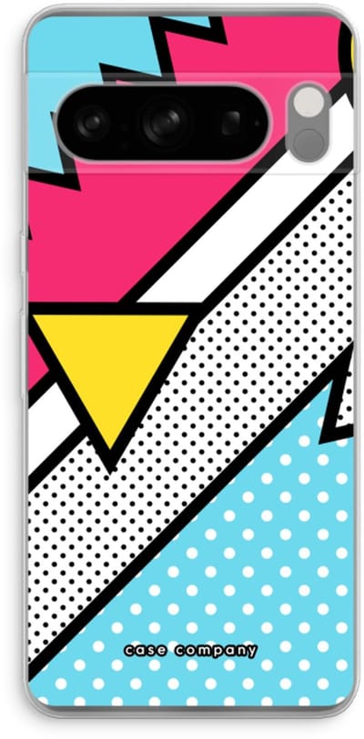 Case Company® - Hoesje geschikt voor Google Pixel 8 Pro hoesje - Pop Art #3 - Soft Cover Telefoonhoesje - Bescherming aan alle Kanten en Schermrand