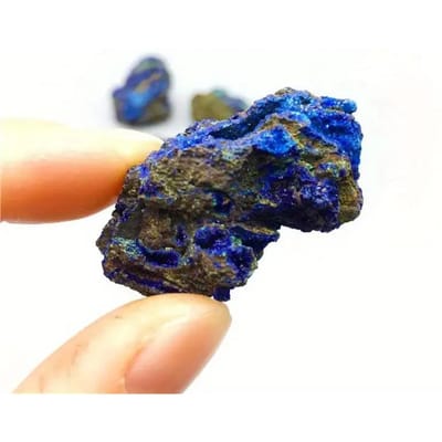 Pierre Naturelle Azurite Minerai Et Malachite Symbiotique Cristal Brut Cluster Décoration Intérieure Cristal de Guérison Reiki Objet de Collection
