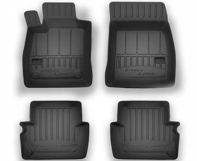 Frogum No.77 - Automatten 3D - Geschikt voor Ford Fiesta Mk8 (2017-2023) - 4-delige set - Hoge rand 6cm