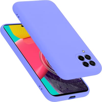 Cadorabo Hoesje geschikt voor Samsung Galaxy M53 5G in LIQUID LICHT PAARS - Beschermhoes gemaakt van flexibel TPU silicone Case Cover