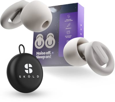 Sköld Slaap Oordopjes met Ultiem Comfort & Maximale Geluidsdemping 33 dB - 4 Maten – Sleep plugs – Slaapoordoppen – Earplugs Snurken – Zwart