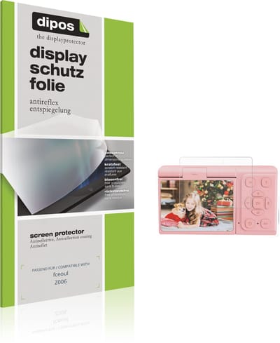 dipos – 4x Matte Beschermfolie geschikt voor fceoul Z006 | Krasbestendige & antireflecterende Screenprotector Ultra-Thin