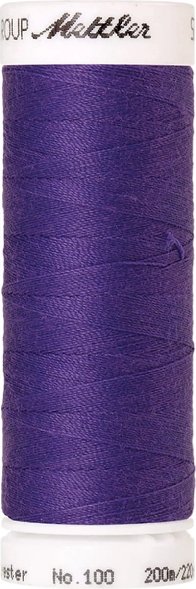 Amann Mettler Seralon Naaigaren – Iris Blue (0030) – 200 m – No. 100 – 100% Polyester – Per Stuk