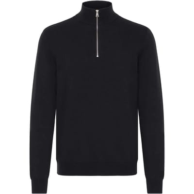 Pull met 1/2 ritssluiting van katoen en nylon Blend Bryan