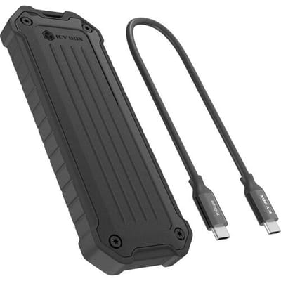 ICY BOX IB-1827MCP-C31 M.2 SSD-behuizing USB-C 3.2 Gen 2 10 GBit/s M.2 PCIe NVMe, SATA 2230, 2242, 2260, 2280 61174